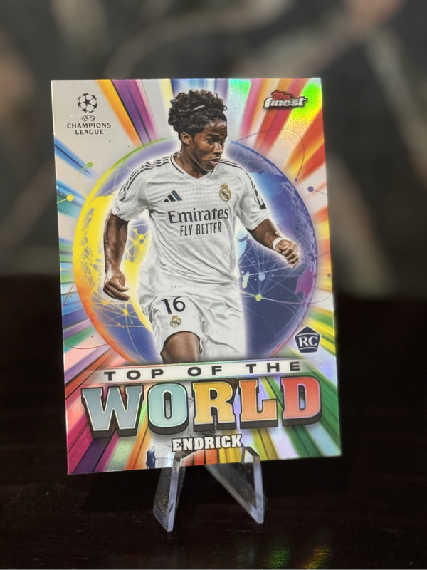 2024-25 Topps Finest - Endrick Top of the World Refractor RC - Real Madrid