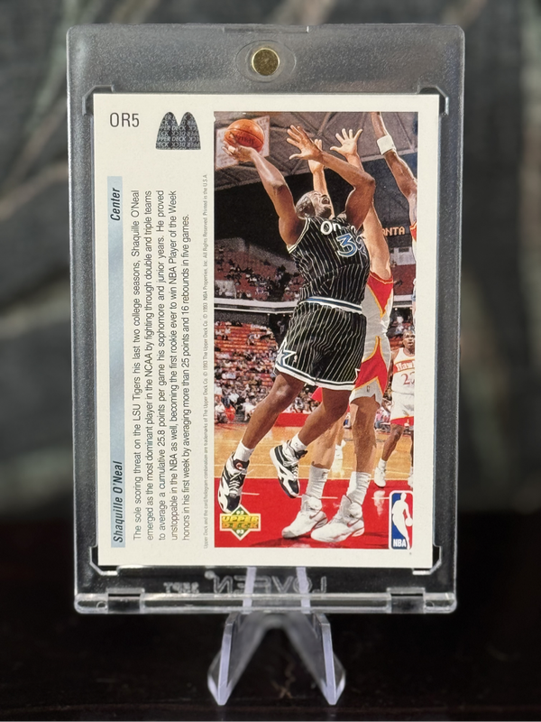 1993 Upper Deck - Shaquille ONeal - Orlando Magic