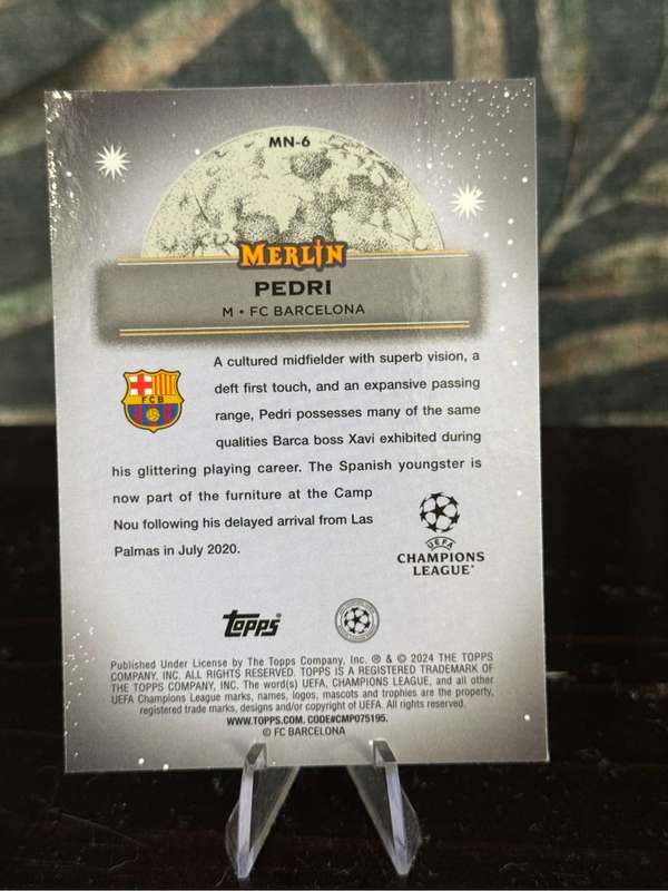 2024 Topps Merlin - Pedri Mystic Nights - Barcelona