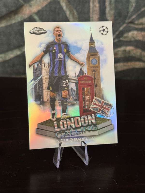 2024 Topps Chrome - Nicolo Barella London Calling - Inter Milan