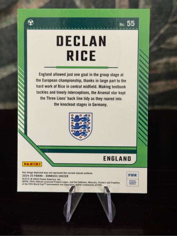 2024-25 Panini Donruss - Declan Rice - Cubic, Craftsmen & Optic - England