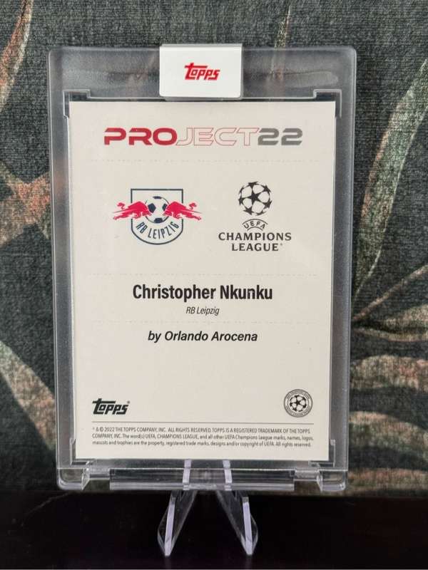 2022 Topps Project22 - Christopher Nkunku by Orlando Arocena - RB Leipzig