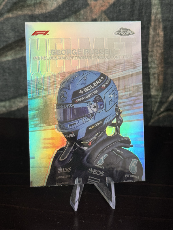 2024 Topps Chrome F1 - George Russell Helmet Collection - Mercedes Benz