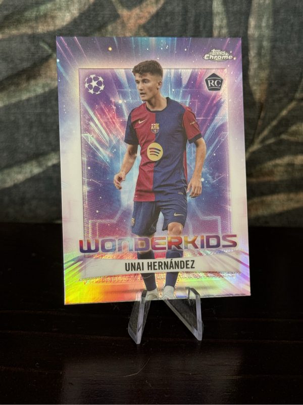 2025 Topps Chrome - Unai Hernández Wonderkids RC - Barcelona