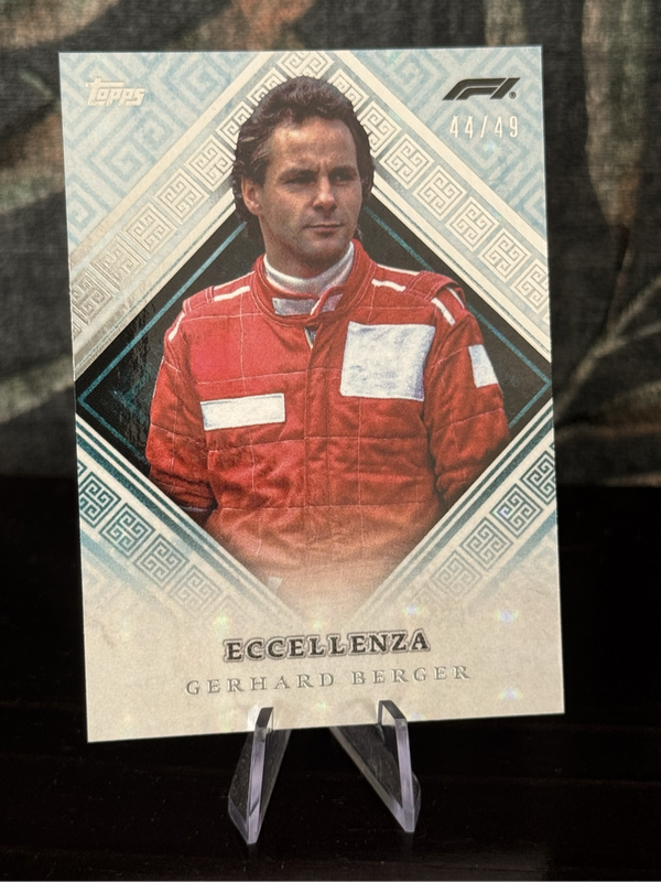 2024 Topps Eccellenza - Gerhard Berger Veterano /49 - Ferrari