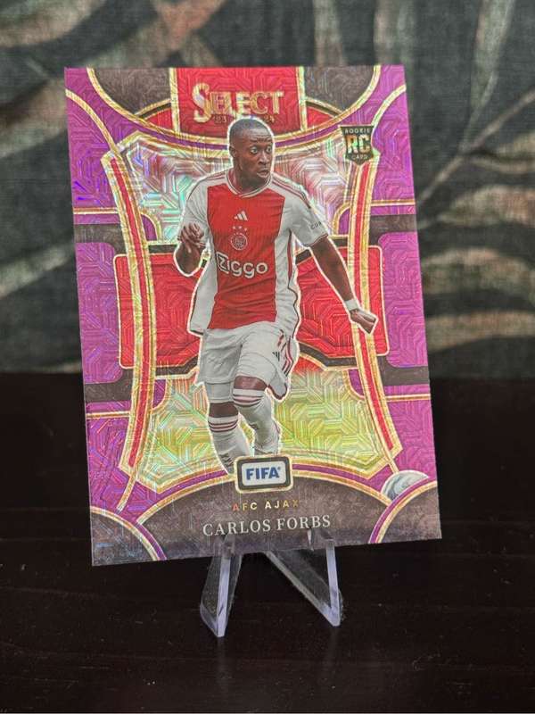 2023-24 Panini Select - Carlos Forbs RC Purple Mojo - Ajax