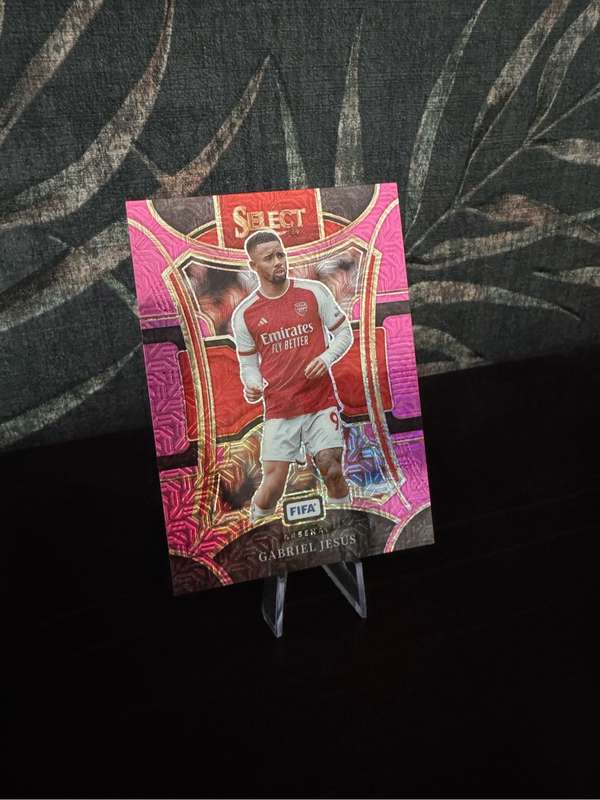 2023-24 Panini Select - Gabriel Jesus Pink Mojo 060/199 - Arsenal