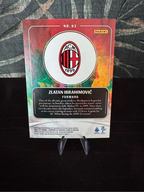 2022-23 Panini Chronicles - Zlatan Ibrahimovic Origins - AC Milan