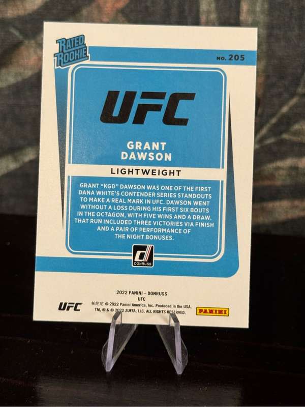 2022 Panini Donruss - Grant Dawson Rated Rookie UFC