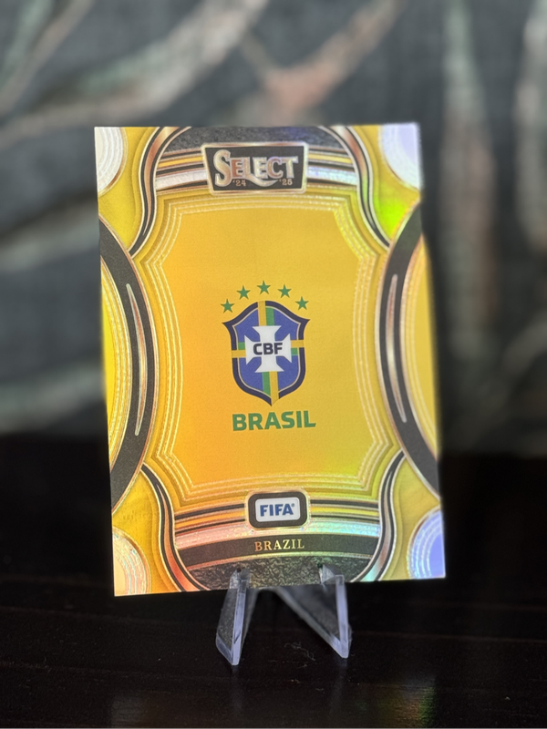 2024-25 Panini Select - Brazil Team Badge Case Hit - Very Rare