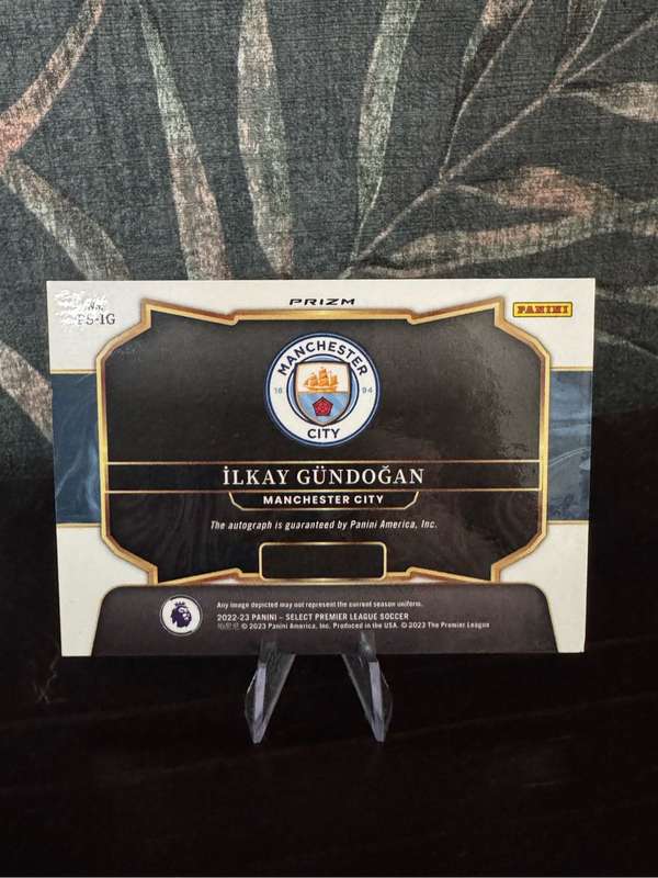 2022- 23 Panini Select - Ilkay Gundogan Pitchside Signatures - Manchester City