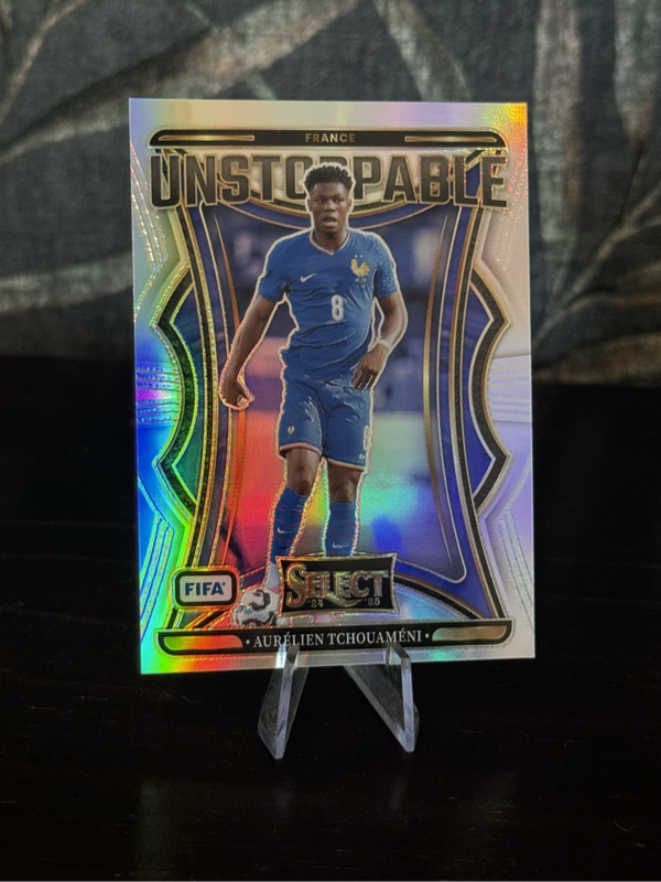 2024-25 Panini Select - Aurelien Tchouameni Unstoppable Prizm - France