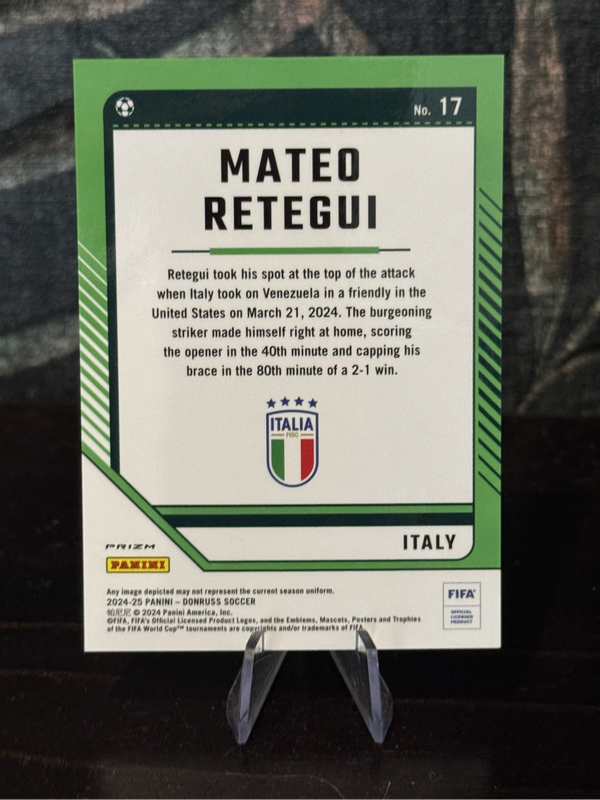 2024-25 Panini Donruss - Marie Retegui Silver Optic Holo Prizm - Italy
