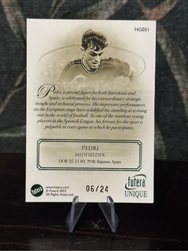 2023 Futera - Pedri Heritage 06/24 - Spain