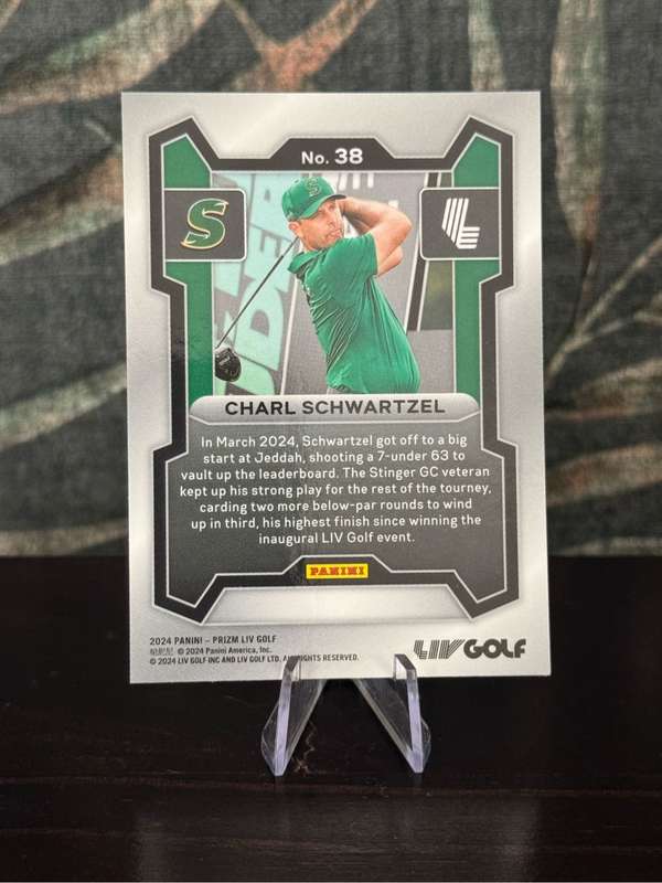 2024 Panini - Charl Schwartzel Prizm - LIV Golf Stingers GC