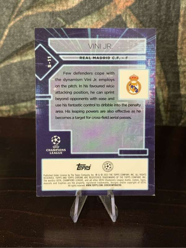 2023 Topps Chrome - Vini Jr Specimen - Real Madrid