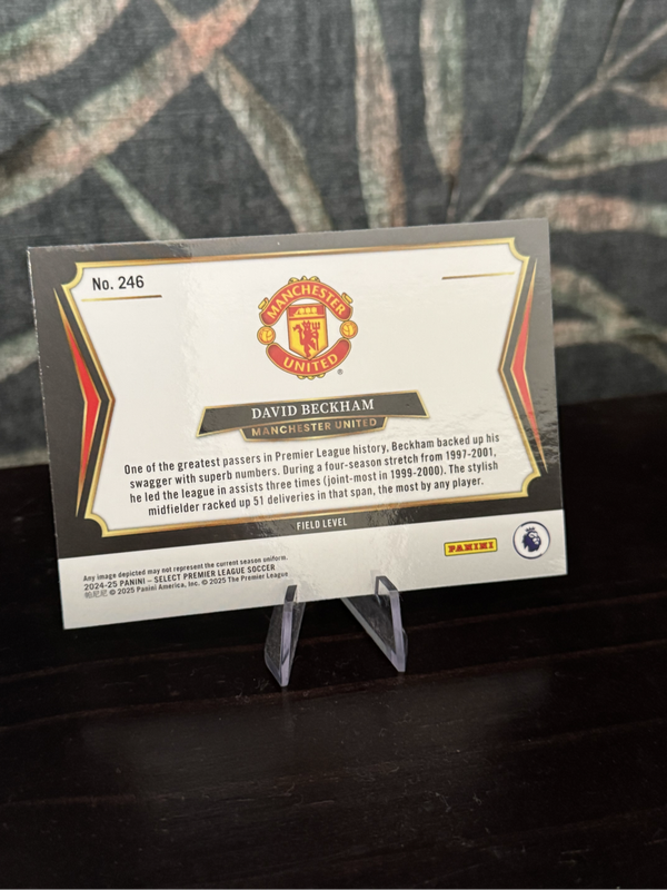 2024-25 Panini Select - David Beckham Silver Prizm - Manchester United