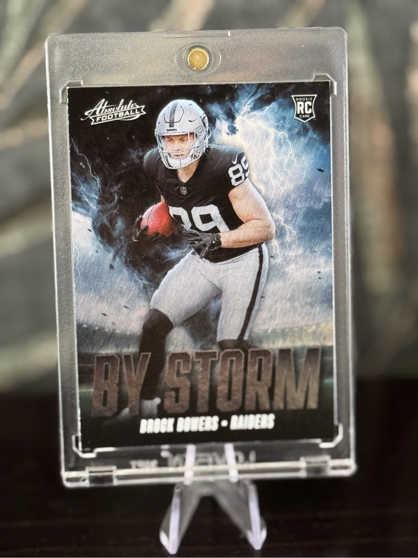 2024 Panini Absolute - Brock Bowers By Storm Rookie RC - Raiders