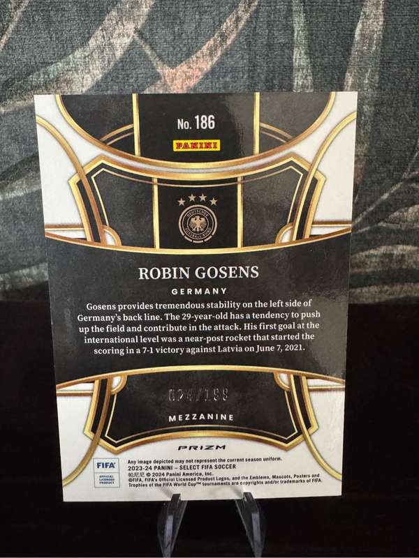 2023-24 Panini Select FIFA - Robin Gosens Pink Mojo 024/199