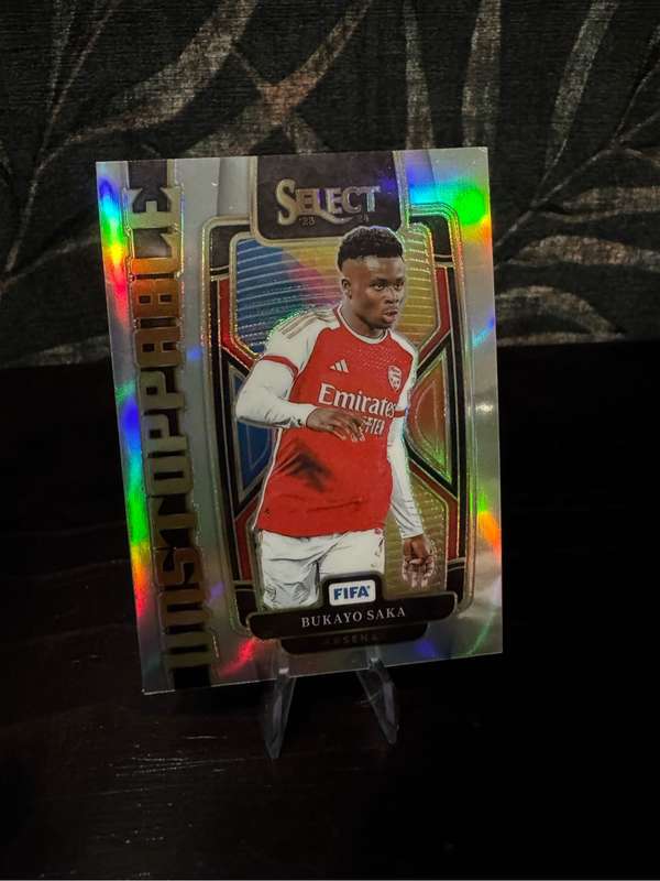 2023-24 Panini Select FIFA - Bukayo Saka Unstoppable Silver Prizm #13