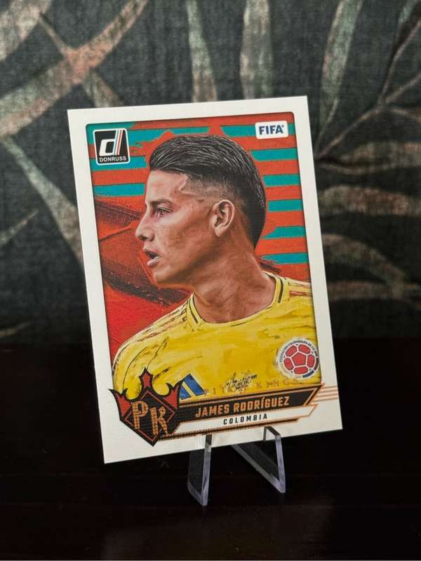 2024-25 Panini Donruss - James Rodriguez Optic Velocity, Optic Silver & Pitch Kings - Colombia