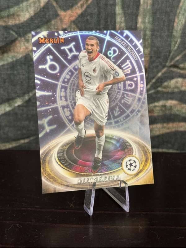2024 Topps Merlin - Andriy Shevchenko Ageless Alchemy - AC Milan