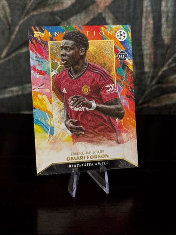 2024 Topps Inception - Omari Forson Emerging Stars - Manchester United