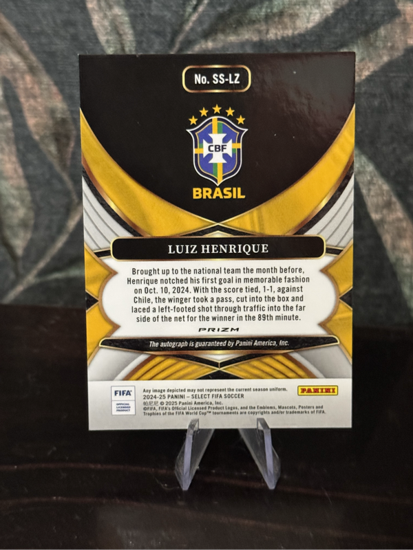 2024-25 Panini Select - Luis Henrique Silver Prizm AUTO - Brazil