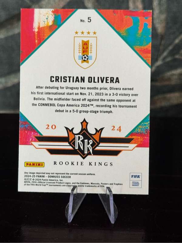 2024-25 Panini Donruss - Cristian Olivera Rookie Kings Red/Base - Uruguay