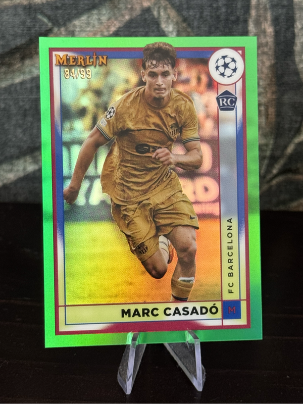 2022-23 Topps Merlin - Marc Casado RC Green 84/99 - Barcelona