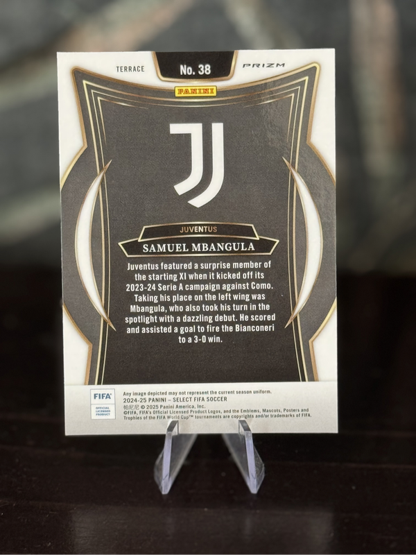 2024-25 Panini Select - Samuel Mbangulu RC Red White & Blue Prizm - Juventus