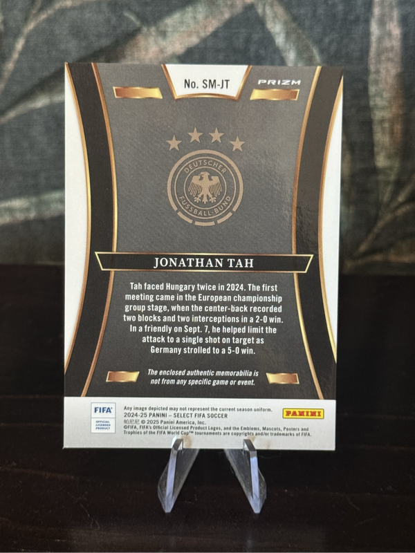 2024-25 Panini Select - Jonathan Tah Prizm Patch - Germany