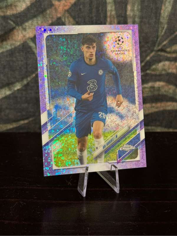 2021 Topps Chrome - Kai Havertz Purple Diamond 143/250 - Chelsea