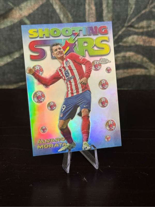 2024 Topps Chrome - Alvaro Morata Shooting Stars - Athletico Madrid