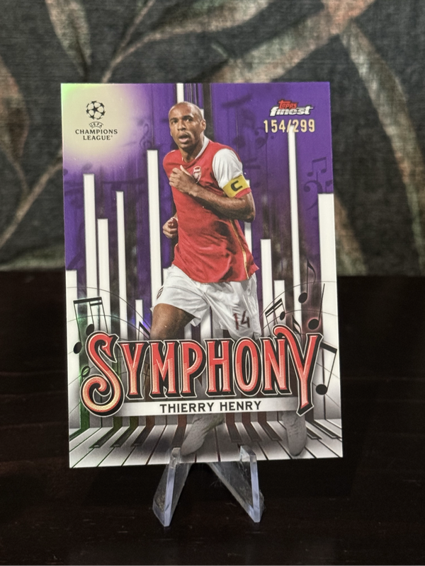 2024-25 Topps Finest - Thierry Henry Symphony 154/299 - Arsenal