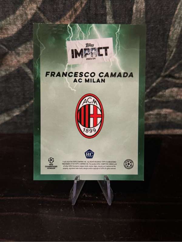 2023-24 Topps Impact - Francesco Camada RC 66/99 - AC Milan