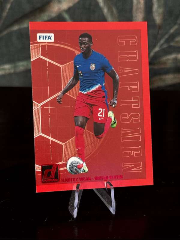 2024-25 Panini Donruss - Timothy Weah Craftsmen Red - USA