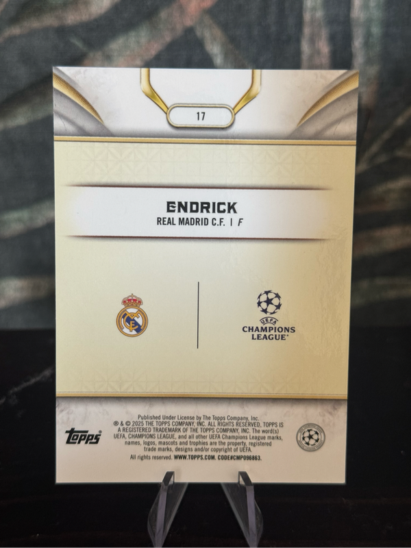 2025 Topps Reverence - Endrick Rookie RC 82/99 - Real Madrid