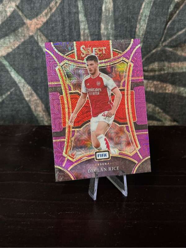 2023-24 Panini Select - Declan Rice Purple Mojo - Arsenal