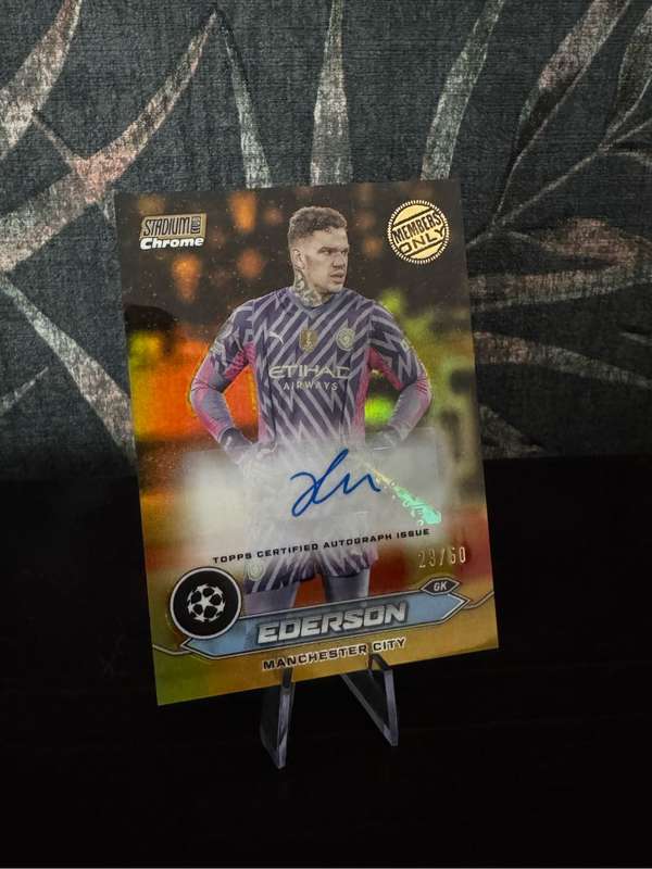 2024 - Topps Chrome Stadium - Ederson AUTO 23/50 - Manchester City