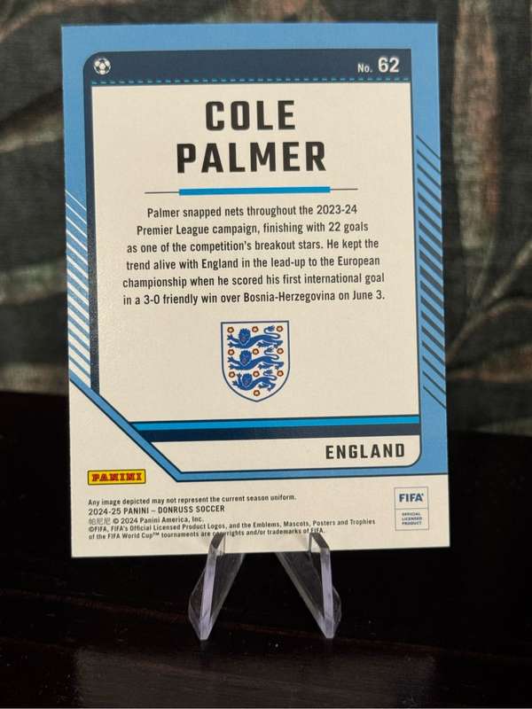 2024-25 Panini Donruss - Cole Palmer Silver Foil - England