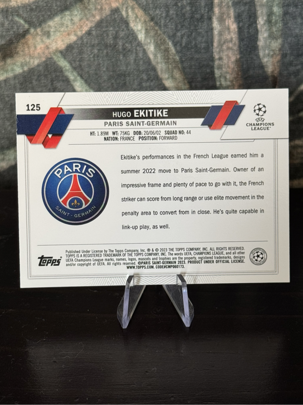 2023 Topps Chrome - Hugo Etitike RC - PSG
