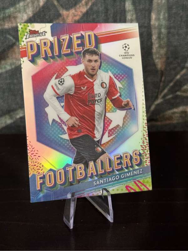 2024 Topps Finest - Santiago Gimenez Prized Footballers PF-10