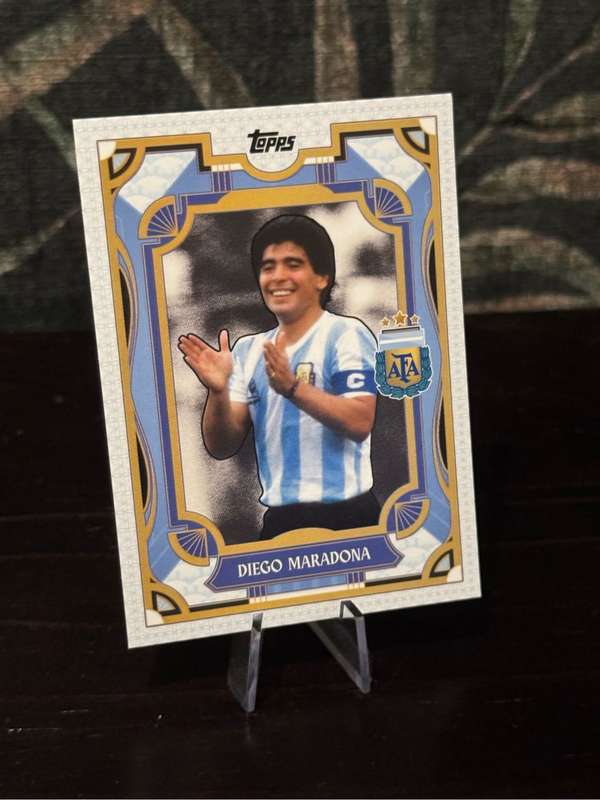 2024-25 Topps Argentina Team Set - Maradona Base Card