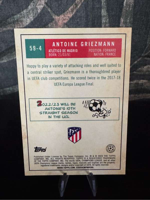 2022-23 Topps Chrome UEFA Club Competitions 1959 - Antoine Griezmann #59-4