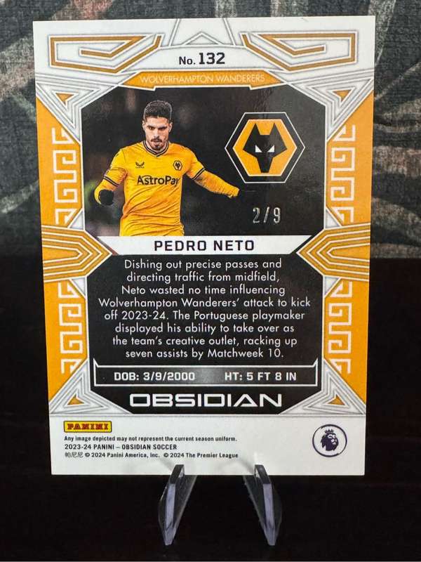 2023-24 Obsidian - Pedro Neto White Contra 2/9