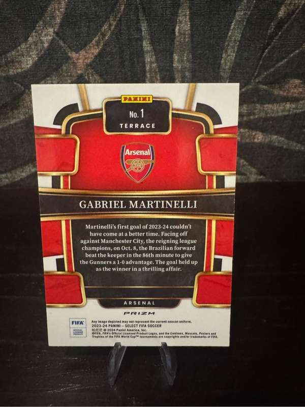2023-24 Panini Select Purple Mojo Bundle (Saka, Balde, Martinelli & Vos)