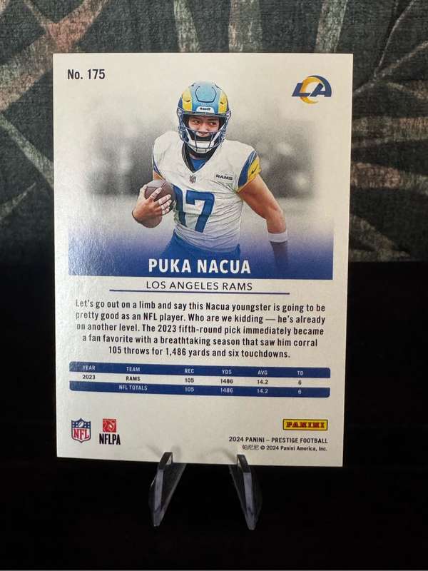 2024 - Panini Prestige - Puca Nacua - Xtra Points Blue 465/599