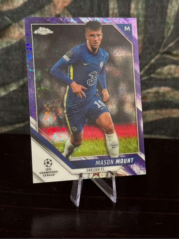 2022 Topps Chrome - Mason Mount Purple Diamond 89/250 - Chelsea