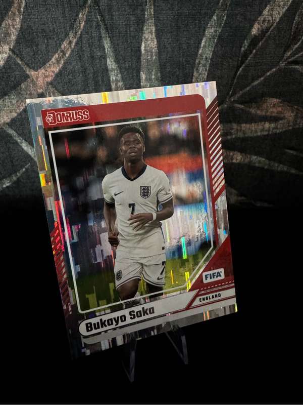 2024-25 Panini Donruss - Bukayo Saka x3 (Optic, Silver & Magicians) - England